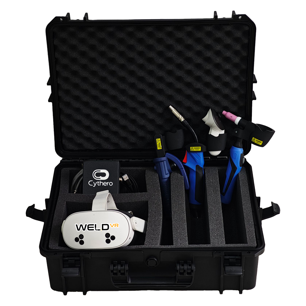 Overview of WeldVR training, lessons and session replay modules